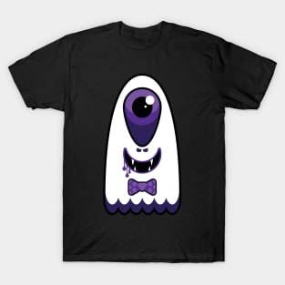 Ghost in purple T-Shirt